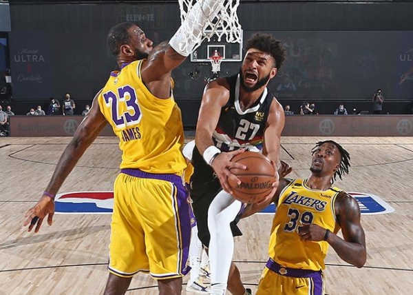 Concurso uno a uno de LeBron James y Jamal Murray